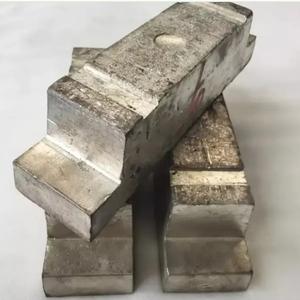 TOPS VENDEDOR Lingotes de aleación de zinc Proveedor a granel secundario con 99.995% ~ 99.99% Pureza MOQ 1 tonelada para piezas de automóviles - Product Image 1