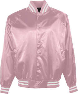 Custom Men's Eco-Friendly Knitted Polyester Varsity Jacket Stand Collar <b>Covered</b> <b>Button</b> Closure Digital Printing Winter - Product Image 6