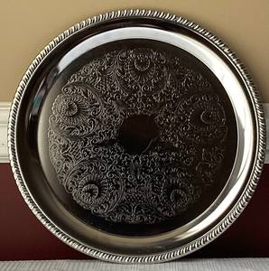 ถาดเก็บใบไม้หรูหราสีเงินวินเทจใช้ในครัวเรือนและอาหารเสิร์ฟงานแต่งงานงานปาร์ตี้แฮนด์เมดถาดรูปหัวใจเครื่องครัว - Product Image 2