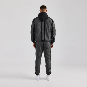 Chaqueta Cortavientos Cálida y Elegante Personalizada para Hombre, Conjunto Deportivo Delgado con Cremallera, Cortavientos para Invierno - Product Image 2