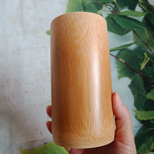 100% Handicraft and Natural <b>Bamboo</b> Shell <b>Cup</b>/ <b>Bamboo</b> Coffee <b>Cup</b> With Engrave Logo Made in Vietnam From Eco2go - Product Image 2