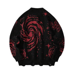 Suéter de Mohair de Manga Larga para Hombre, Suéter Holgado, Suave, Cálido y Cómodo, Ropa de Punto, Otoño Invierno, Moda Casual, Ropa de Calle - Product Image 2