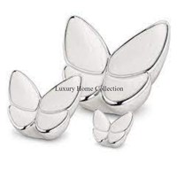 Urnas de almacenamiento de cenizas con diseño de mariposa minimalista, suministros funerarios de sombra de doble tono, ataúd de cenizas humanas hecho a mano y tarros de urnas