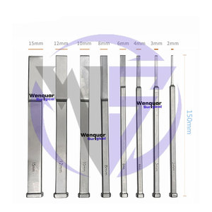 Osteótomos Óseos, 8 Piezas, Instrumentos Ortopédicos Veterinarios de Acero Inoxidable, la Parte Superior de Nuestra Producción, Fabricados por Wenquar - Product Image 4