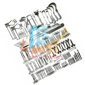 Juego de Instrumentos de Cirugía Laparotómica OldMed, 197 Piezas, Instrumentos Quirúrgicos Médicos, Acero Inoxidable de Grado Médico, Estándar Alemán - Product Image 5