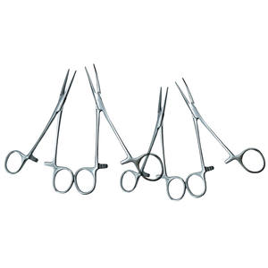 Pinzas Hemostáticas Rectas con Bloqueo, Pinzas de Bucle, Herramienta Manual 12.5 16 18cm, Pinzas Kelly Hemostáticas Plateadas INNOVAMED CE - Product Image 1