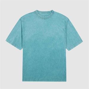 Nueva camiseta gráfica personalizada unisex de alta calidad a la moda, diseño de lavado ácido de gran tamaño, 100% algodón transpirable para la moda americana - Product Image 4