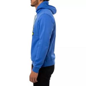 Sudadera con capucha y cremallera de gran tamaño para hombre con letras bordadas personalizadas Contraste de colores Cremallera de cara completa para invierno - Product Image 4