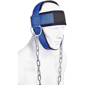 OEM Custom Weight Lifting Neck Training Head <b>Harness</b> Exercise With Chain <b>Belt</b> Shoulder Exercise Body Warmup Head <b>Harness</b> - Product Image 1