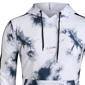 Venta al por mayor 100% poliéster 4-Way Stretch hombres sudaderas con capucha sudaderas diseño personalizado patrón Puff alta calidad polar sublimación - Product Image 4