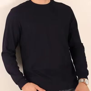 Men's Grey Sweatshirt Latest Durable Design Factory Supplier Waterproof Knitted Weave Best New Arrival for Sale - Product Image 1