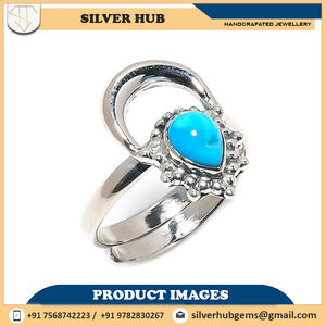 925พลอยมูนสโตนสีรุ้งแหวนเงินแท้ปรับขนาดได้แหวนตั้งค่ากรอบราคาดีที่สุดอุปกรณ์เสริมสำหรับงานปาร์ตี้ - Product Image 6