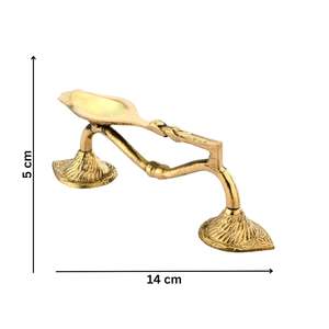 Artesanía de latón Kapoor Hawan Aarti Diya Kundulu para templo Pooja, decoración, ceremonia de apertura, Diwali - Product Image 2