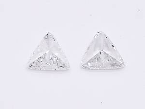 1.01CT Par Trillion Cut Lab Grown Diamond para con certificado IGI Fabricación de joyas para pendientes de regalo de fiesta de aniversario - Product Image 3
