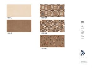 Azulejos de pared con acabado brillante recubierto de azúcar 300x600mm Serie de cerámica digital GVT PGVT azulejos de porcelana cerámica aplicaciones de pared - Product Image 5