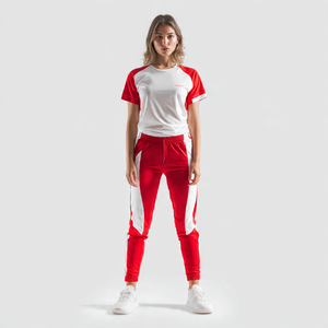 Summer Tee Shirt Tracksuit Women 100% Cotton Polyester Trouser Set <b>Ladies</b> Lightweight T Shirt Track <b>Suit</b> Women's - Product Image 6