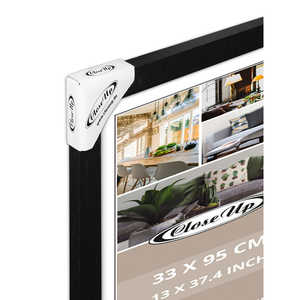 Cadre d'affiche noir de style moderne 33 x 95 cm pour utilisation murale - Product Image 4