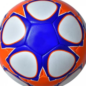 Best Quality Pro <b>Football</b> Balls PVC Material Logo Style Soft <b>Machine</b> Stitched for Outdoor Team Training & Match Soccer Ball - Product Image 5