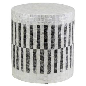 Estilo nórdico de alta calidad hermosa mesa de centro con Incrustaciones de nácar en blanco y negro para muebles hogar Villa Hotel Decoración - Product Image 5