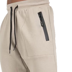 Nouvel arrivage de pantalons de jogging de sport décontractés pour hommes, tissu épais de haute qualité, taille moyenne, motif brodé, décoration - Product Image 3