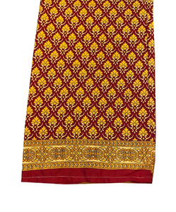 New Vintage Collection Recycled Silk Pajamas Boho Style Mid Full Length <b>Skirt</b> Tiered Nightwear/Beachwear Elastic Breathable - Product Image 6