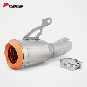 Système d'échappement <span class=keywords><strong>moto</strong></span> Forsound Factory à prix de gros, embout d'échappement couronne MotoGP en titane pour BMW S1000RR 2019~2026 - Product Image 3