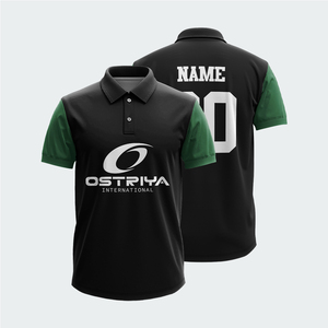 Polos de golf de manga corta con estampado de sublimación personalizado para hombre, Polo informal directo de fábrica para hombre - Product Image 5