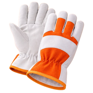 Guantes de Soldadura para Corte de Metal con Palma de Cuero Reforzado, Protección Duradera para las Manos, Suministro al por Mayor - Product Image 1