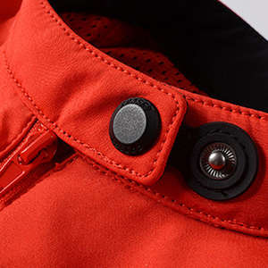 Veste de moto en cuir de couleur rouge Vêtements de sport Imperméables Respirants Séchage rapide Logo personnalisé Service OEM pour hommes - Product Image 2