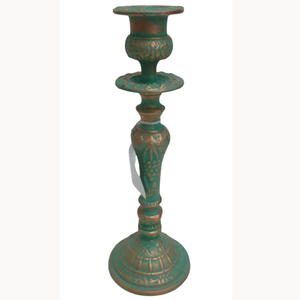 Antiguo soporte de vela al por mayor cobre Navidad boda huracanes candelabros decoración portavelas cantidad artesanías - Product Image 3