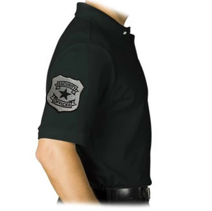 Camisas de Seguridad de Manga Corta para Hombre, al por Mayor, de Lona Sólida, 100% Algodón, Frescas, Transpirables, con Bolsillo y Cuello de Seguridad - Product Image 2