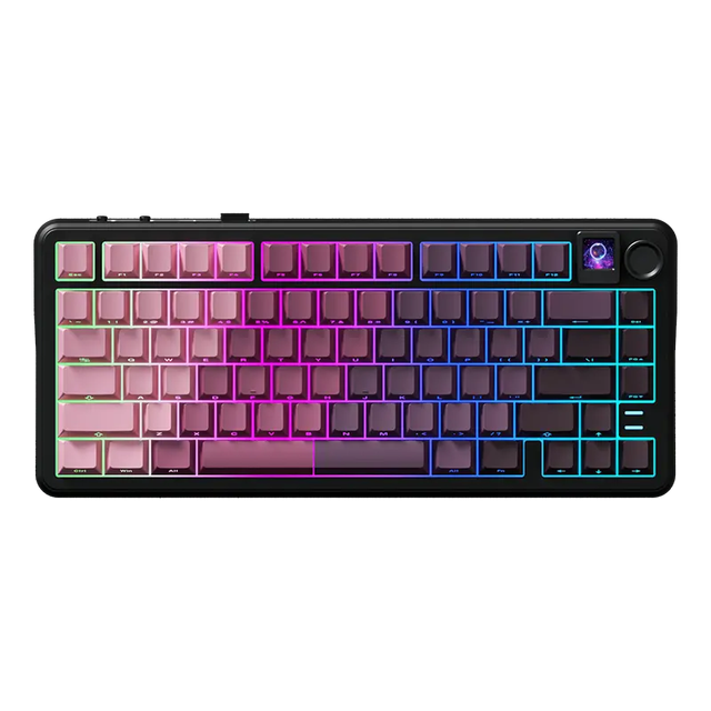 WEIKAV WK75 Wireless Mechanical Keyboard Three Mode RGB Custom Hot Swap With Screen Gaming Keyboard