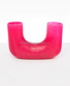 Modern Nordic Flower <b>Vase</b>- U-shape <b>Resin</b> <b>Vase</b> Living Room Dry Flower Ornaments Desktop Home Decor - Product Image 3