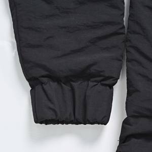 Chaqueta bomber formal clásica acolchada en blanco impermeable para hombre con logotipo bordado de impresión personalizada a prueba de viento de piloto grueso de invierno - Product Image 5