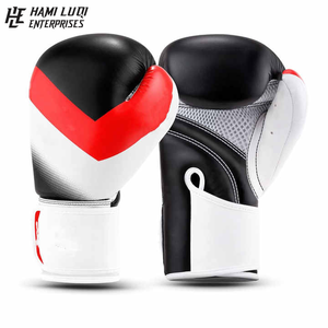 Guantes de Boxeo Personalizados al por Mayor, Sanda 8oz-16oz, Cuero PU Ecológico, Absorbe la Humedad, Equipo de Entrenamiento de Seguridad - Product Image 2