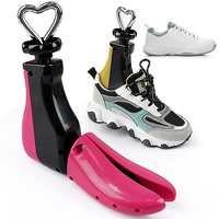 Embauchoir réglable en métal PP pour chaussures montantes, deux pièces, extensible rotatif, anti-plis, pour baskets et bottes