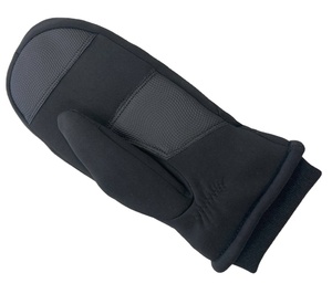 Moufles de ski de haute qualité et bon marché imperméables en fourrure de mouton chaud hiver gants de motoneige avec paume en cuir de polyester snowboard - Product Image 5