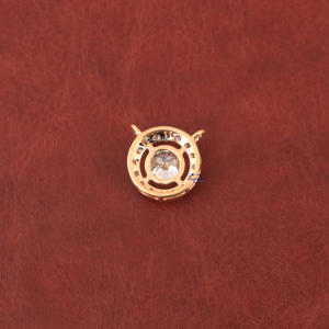 2025 elegante 14KT oro amarillo sólido laboratorio cultivado diamante colgante joyería fina para compromiso de mujer o boda chapado en oro - Product Image 6