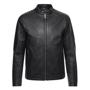 Chaqueta de Cuero para Hombre, Nueva Moda, Chaqueta de Cuero Resistente al Viento - Product Image 2