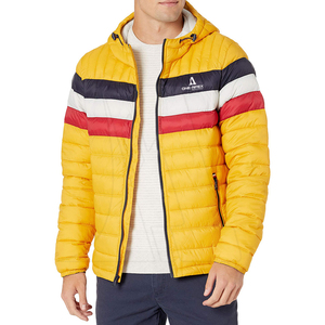 Vente en gros Doudoune de haute qualité pour homme Nylon Polyester Personnalisez votre logo de marque Veste d'hiver Doudoune à capuche pour homme - Product Image 1