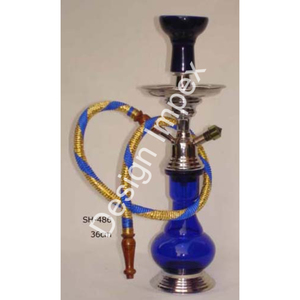 Portable Lightweight Modern Style Designer Brass Hukkah Hose Easy Engraved Iron Hookah Shisha Tobacco <b>Smoking</b> Uses - Product Image 3