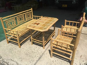 Mesas y sillas de bambú, muchos diseños, precios baratos de Vietnam, proveedor Bao Tram Anh - Product Image 2