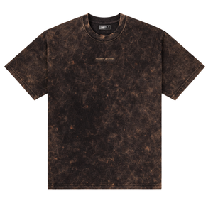 T-Shirt da Uomo in Cotone 100% Lavato, Stile Vintage, Vestibilità Comoda, Colore Marrone Caffè, Casual, Streetwear, Morbida e Traspirante per Uso <span class=keywords><strong>Quotidiano</strong></span> Urbano - Product Image 2