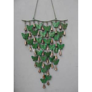 Handmade 28 Butterflies <b>Wind</b> <b>Chime</b> Bells <b>Japanese</b> Design Garden Indoor Outdoor Patio Wall Decor Bohemian Country Home Decor - Product Image 5