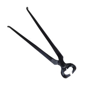Hoof nipper Best Quality Horse Hoof Trimming Black Color Coated Farrier <b>Horseshoe</b> File Rasp Cutter Veterinary Animal Hoof Nipper - Product Image 4