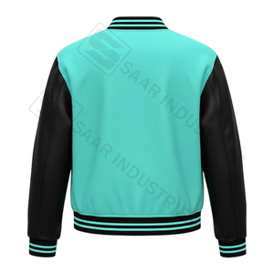 Chaquetas Universitarias de Lana y Cuero, Chaquetas Universitarias de Alta Calidad para Invierno, Chaquetas Universitarias Personalizadas con Letras - Product Image 3