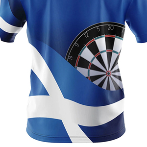 Meilleure vente Dart Jersey Sublimation imprimé manches courtes 100% polyester matériel OEM Service impression de logo personnalisé - Product Image 6