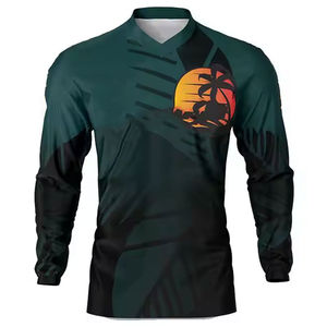 Vente en gros Service OEM Course automobile & Moto Motocross Maillot respirant Spandex/Polyester fabriqué avec la technologie de sublimation - Product Image 3