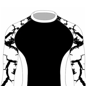 Jiu Jitsu Rash guards Diseña tu propia camisa de compresión de sublimación Bjj Rash Guard - Product Image 4