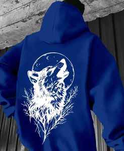 Sweat à capuche pour homme de qualité supérieure, ultra confortable et douillet, 100% coton, uni, teint et brodé avec impression numérique pour l'hiver - Product Image 3